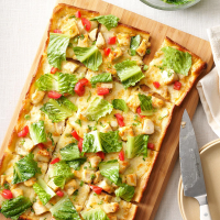 Chicken Caesar Pizza Recipe: How to Make It image