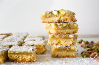 Pistachio-Lemon Bars Recipe - NYT Cooking image