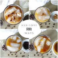 Iced Coffee Recipe - Homemade Iced Coffee Four Ways! image