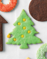 Christmas Tree Cookies | Martha Stewart image