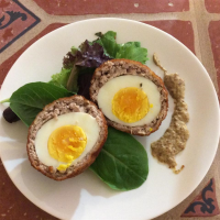 Scotch Eggs with Mustard Sauce Recipe | Allrecipes image