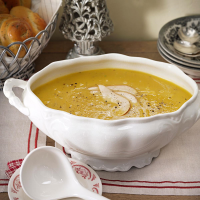 Acorn Squash & Pear Soup Recipe: How to Make It image