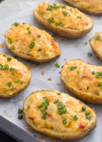 Chicken Stuffed Baked Potatoes - Recipes - Faxo image