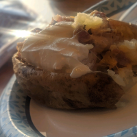 Chicken-Bacon-Ranch-Stuffed Baked Potatoes Recipe | Allrecipes image