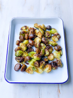 Oven Roasted Brussels Sprouts with Chestnuts – My ... image