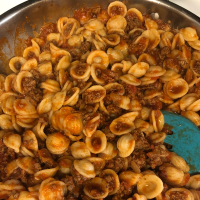 Shells with Bacon and Beef Sauce Recipe | Allrecipes image