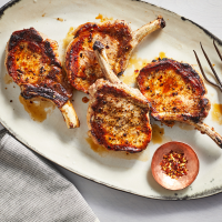 Grilled Bone-In Pork Chops Recipe | EatingWell image