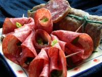 SALAMI ROLL UPS WITH GREEN ONION RECIPES