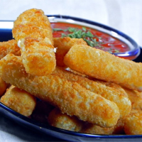 Fried Mozzarella Cheese Sticks Recipe | Allrecipes image