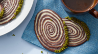 Vanilla-and-Chocolate Shortbread Swirls Recipe | Martha ... image