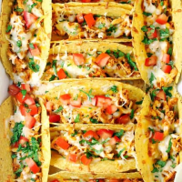 Baked Chipotle Ranch Chicken Tacos — Let's Dish Recipes image
