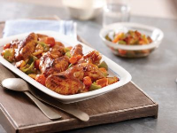 Glazed Chicken Wing Dinner Recipe | Food Network image