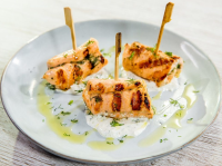 Grilled Salmon and Dill Rolls | So Delicious image