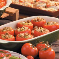 Tomatoes with Herb Stuffing Recipe: How to Make It image