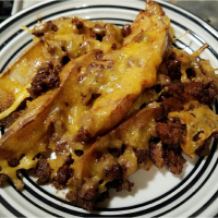 Cheesy Barbecue Fries | Just A Pinch Recipes image