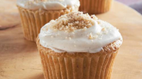 Brown Sugar-Pecan Cupcakes Recipe - BettyCrocker.com image