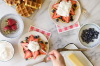 Red, White and Blue Waffles - Recipes, Country Life and ... image