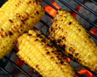 Grilled Jersey Sweet Corn with Balsamic and Parmesan Cheese image