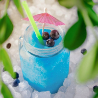 Blue Raspberry Slushy Recipe | Homemade Blue Slushies! image