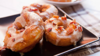 Maple Bacon Donuts Recipe - Tablespoon.com image