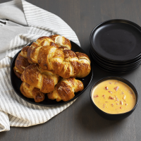 Pretzel Knots with Beer Queso | Ready Set Eat image