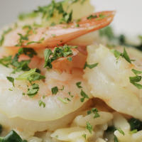 Butter-Poached Shrimp and Orzo Recipe by Tasty image