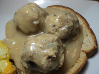 Ruth's German Boiled Meatballs and Gravy Recipe - Food.com image