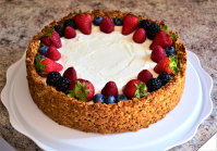 Breakfast Cheesecake with Granola Crust Recipe | Allrecipes image