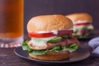 Bacon Wrapped Grilled Chicken Sandwich Recipe - Food.com image