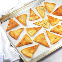 Easy Homemade Baked Pita Chips • Now Cook This! image