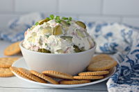 easy Dill Pickle Dip with Ham | ready in 5 minutes! image