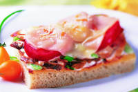 Open-Faced Italian Focaccia Sandwich Recipe | Hidden ... image