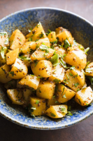 Cumin-Coriander Potatoes with Cilantro (Patates Mekhalel ... image