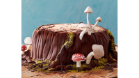 Woodland Stump Cake Recipe | Martha Stewart image