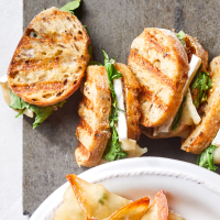 Mini Sandwiches with Fig & Brie Recipe | EatingWell image