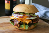 Bacon, Egg, and Avocado Burgers Recipe | Allrecipes image