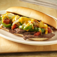 Spicy Steak and Pepper Hoagies | Ready Set Eat image