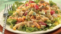 Southwestern Chicken Pasta Salad Recipe - BettyCrocker.com image