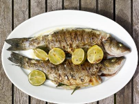 Grilled Branzino with Basil, Lime and Ginger Recipe ... image
