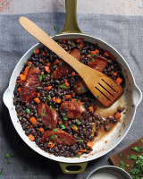 Black Beans and Sausage Recipe | Martha Stewart image
