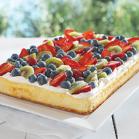 Fruity Cheesecake Recipe | MyRecipes image