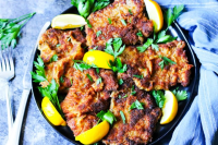 Veal Milanese (Italian Breaded Veal Cutlets) - Eating European image