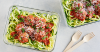 Meal-Prep Turkey Meatballs with Zucchini Noodles - PureWow image
