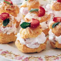 Strawberry Cream Puffs Recipe: How to Make It image