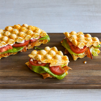 Cheddar & Chive Bubble Waffle BLT - Recipes | Pampered ... image