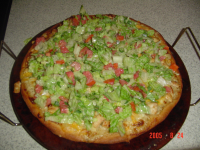 Chicken Caesar Salad Pizza Recipe - Food.com image