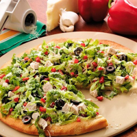 Chicken Caesar Salad Pizza - Recipes | Pampered Chef US Site image
