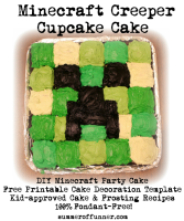 Minecraft Creeper Cupcake Cake | SUMMER OF FUNNER image