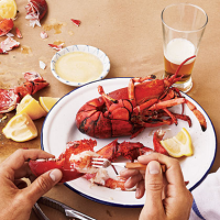 Grilled Maine Lobsters Recipe | MyRecipes image