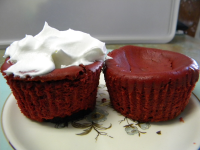 Red Velvet Cheesecake Cupcakes Recipe - Food.com image